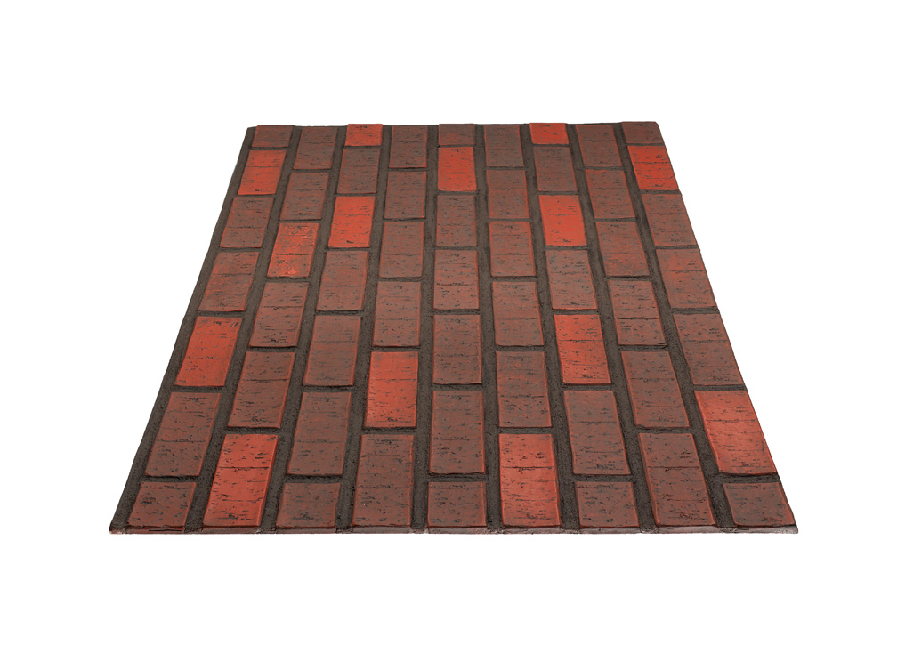 Contemporary Brick - Dark Red - Dark Grout